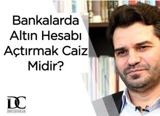 Bankalarda Altın Hesabı Açtırmak Caiz midir?
