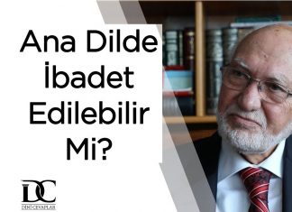Namazda Anadilde Dua Edilebilir mi?